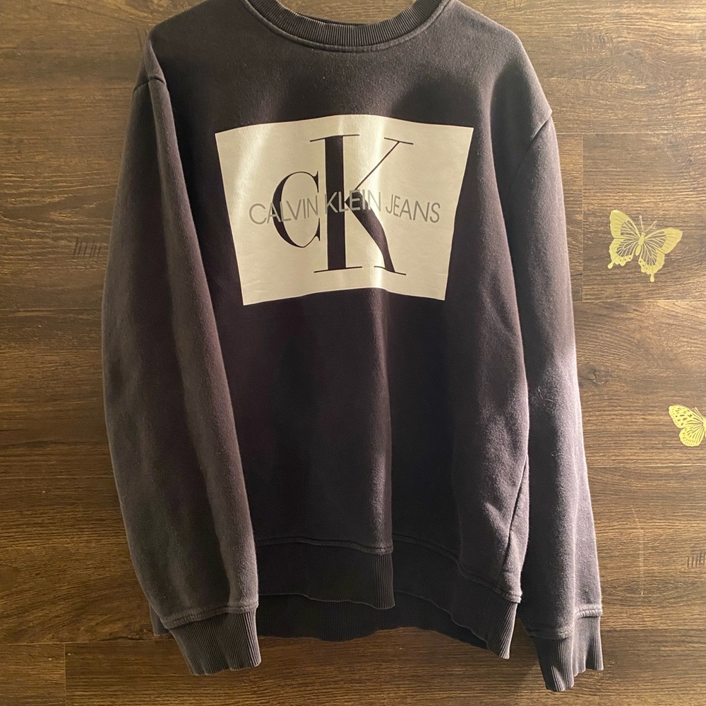 Calvin Klein Jeans Black Crewneck Sweater